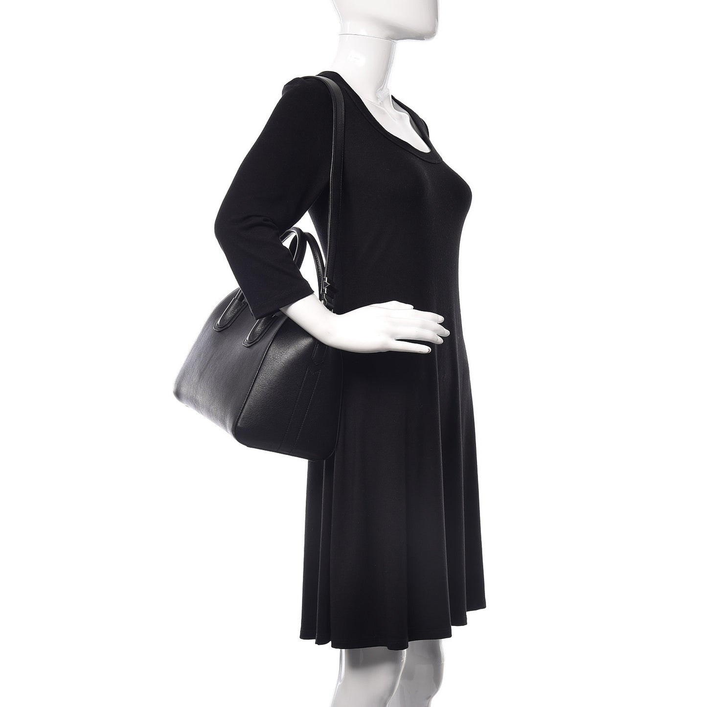 Sugar Goatskin Small Antigona Black