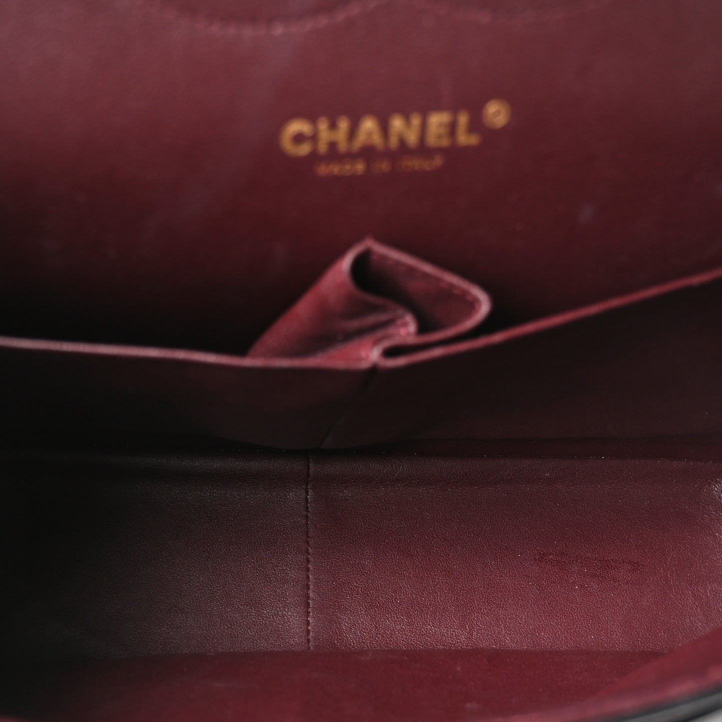 Lambskin Quilted Jumbo Double Flap Black