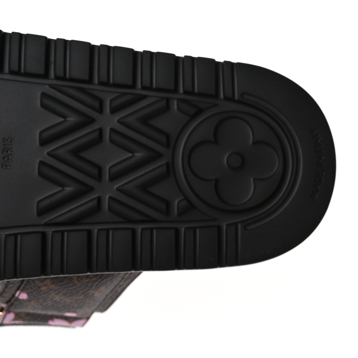 LV X TM Monogram LV Sunset Flat Comfort Mule 38.5 Sakura Brown