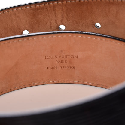 Louis Vuitton Epi Electric 40mm LV Initiales Belt 85 34 Black 5 of 9
