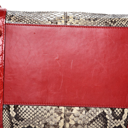 Dolce & Gabbana Python Crocodile Tote Naturale Rosso 9 of 16