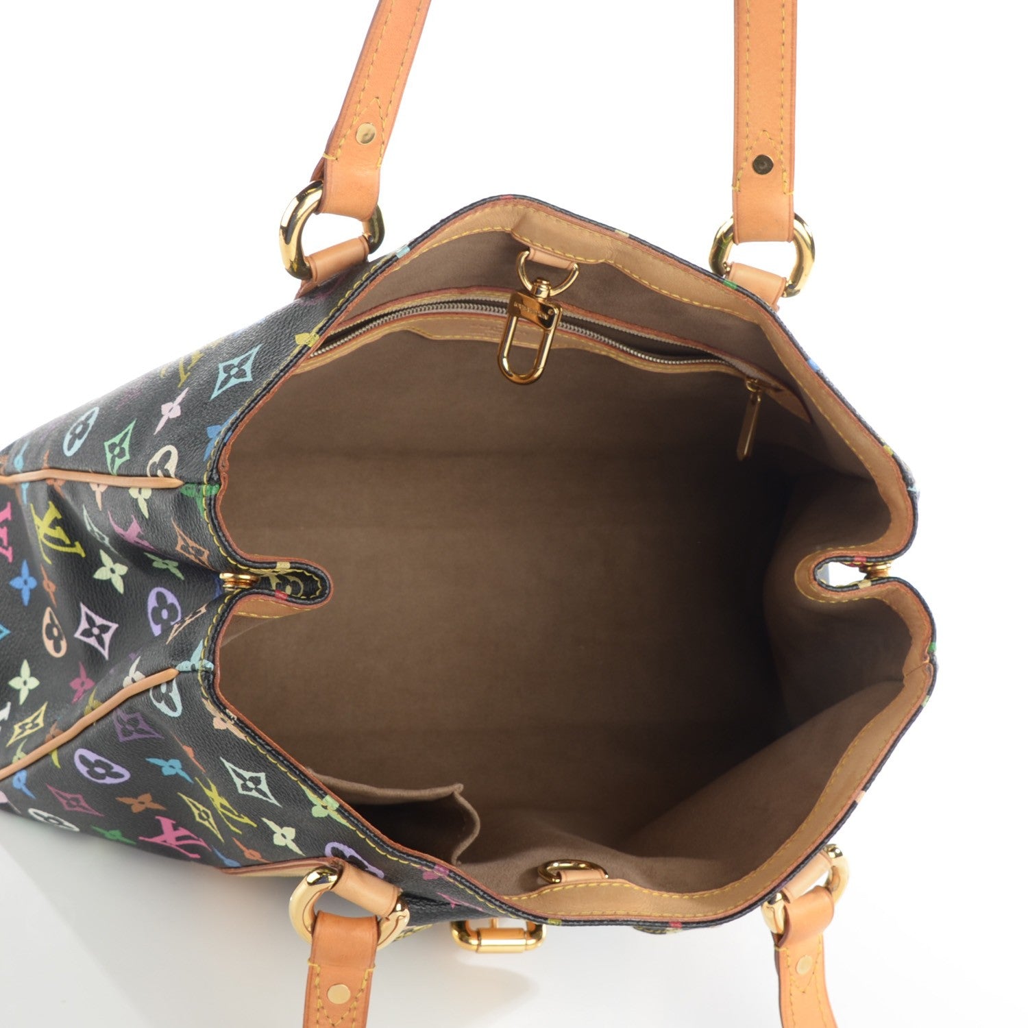 Louis Vuitton LOUIS VUITTON Monogram Multicolor Aurelia MM Black 7 of 11
