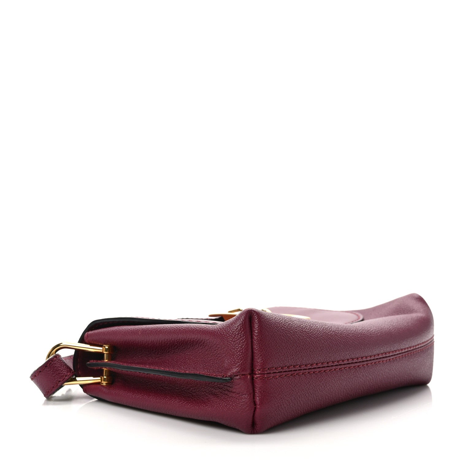 Burberry Soft Grain Calfskin Small Medley Crossbody Dark Plum 4 of 11