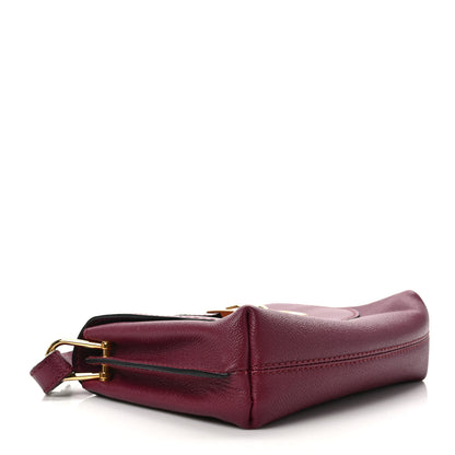 Burberry Soft Grain Calfskin Small Medley Crossbody Dark Plum 4 of 11