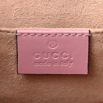 Gucci Guccissima Small Padlock Shoulder Bag Rose Baby Candy 5 of 14