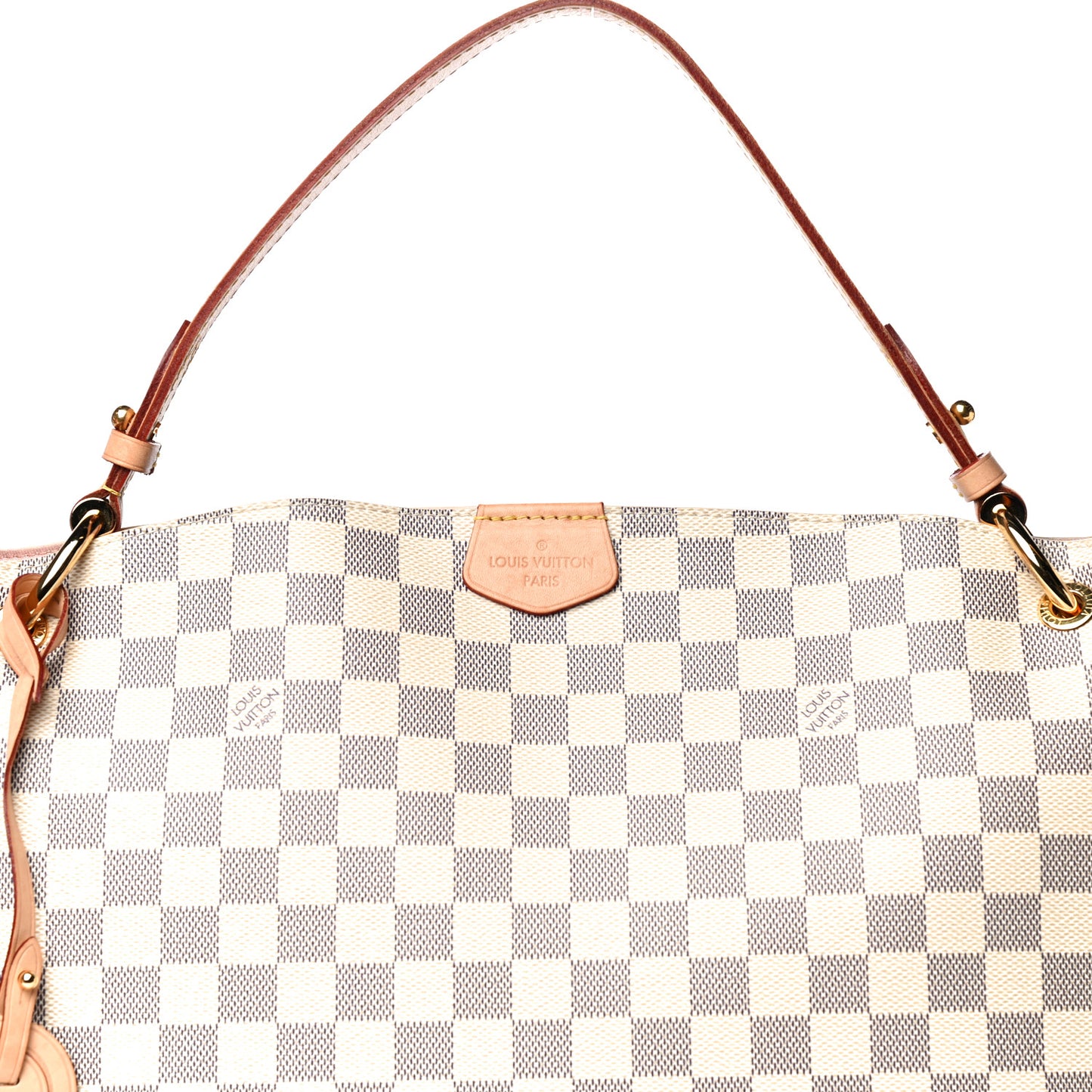 Damier Azur Graceful PM Rose Ballerine