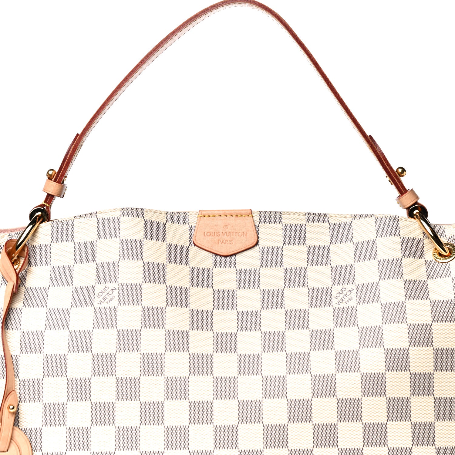 Louis Vuitton Damier Azur Graceful PM Rose Ballerine 10 of 14