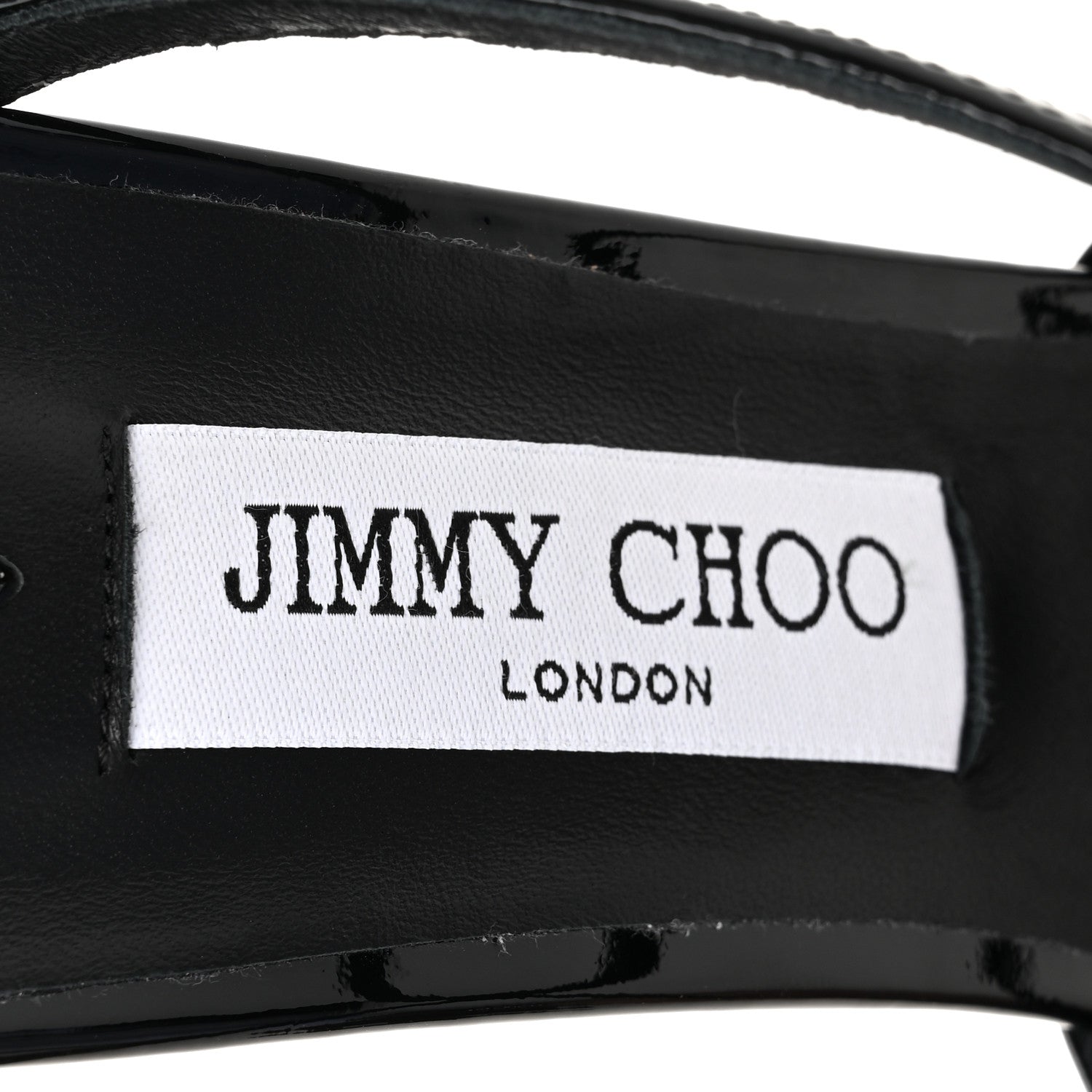 Jimmy Choo Patent Anise 85 Wedge 39 Black 8 of 9