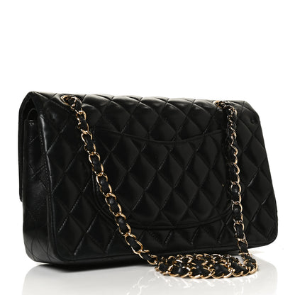 Chanel Lambskin Quilted Medium Double Flap Black 3 of 13