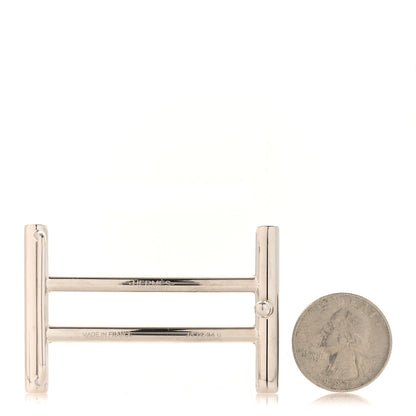 Hermes Palladium 32mm Rider Belt Buckle 2 of 3