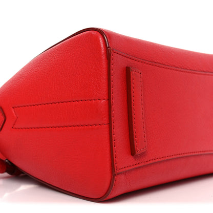 Givenchy Sugar Goatskin Mini Antigona Red 9 of 10