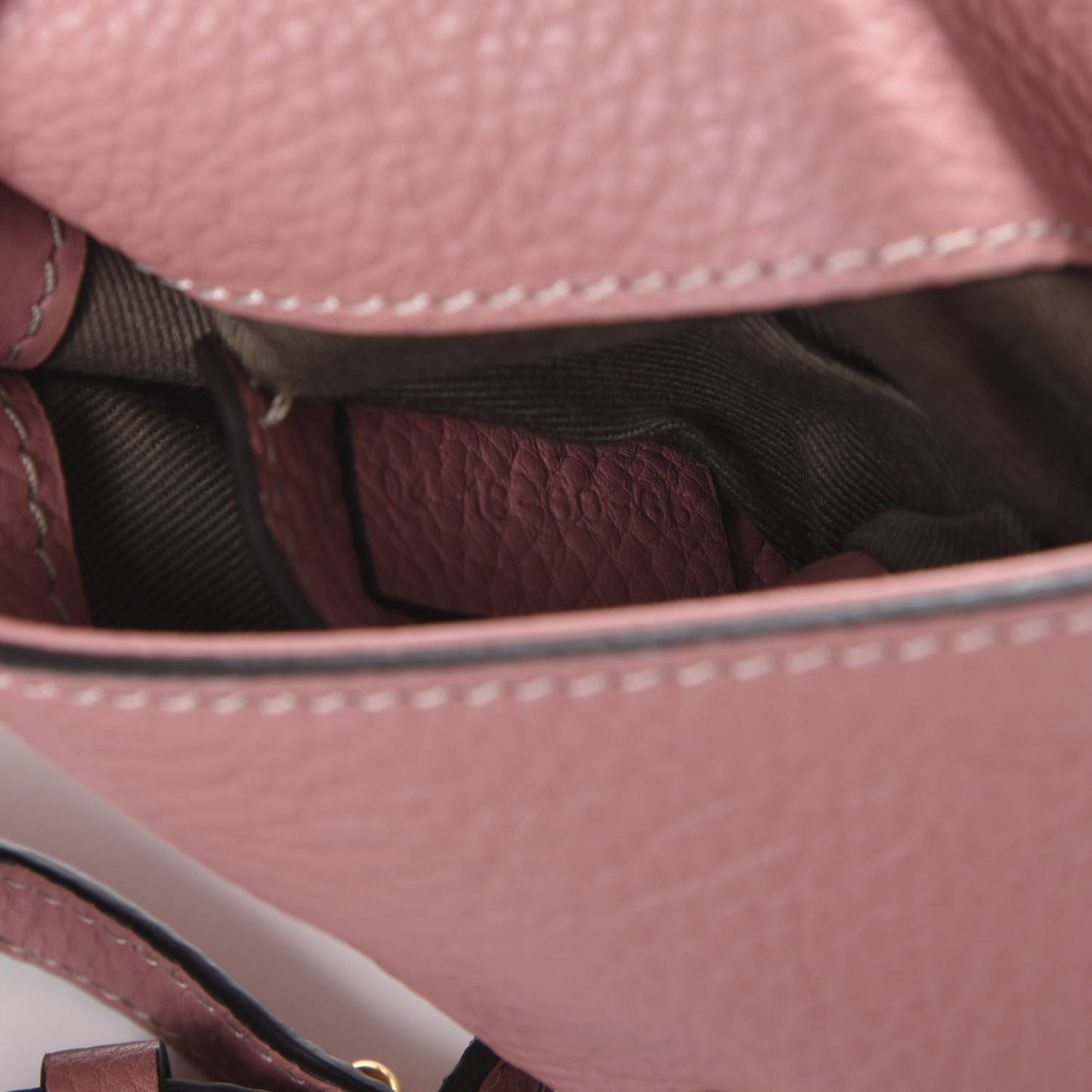 Calfskin Marcie Convertible Belt Bag Rusty Pink
