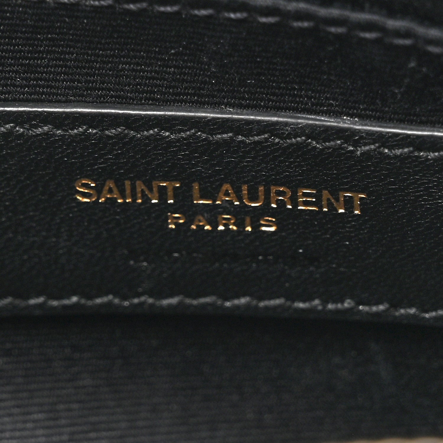 Saint Laurent Calfskin Matelasse Monogram Lou Belt Bag Black 6 of 10
