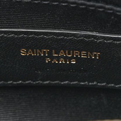 Saint Laurent Calfskin Matelasse Monogram Lou Belt Bag Black 6 of 10