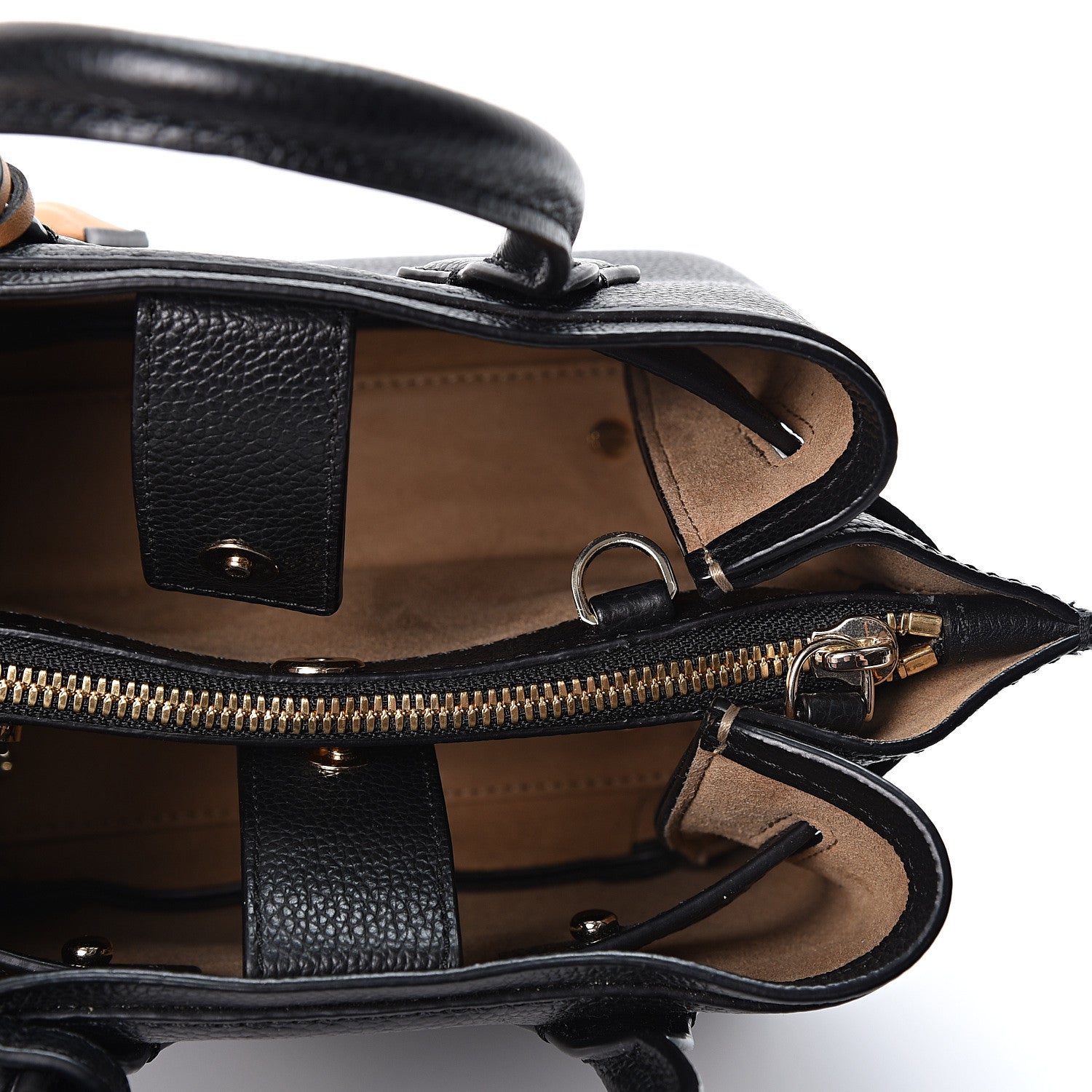 MCM Grained Calfskin Mini Neo Milla Tote Black 4 of 7
