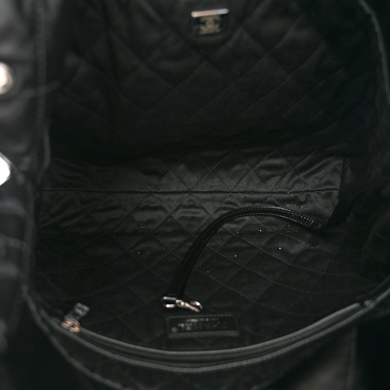 Chanel Shiny Calfskin Quilted Small Chanel 22 So Black 6 of 12