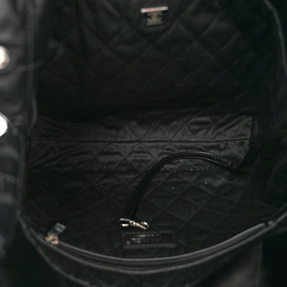Chanel Shiny Calfskin Quilted Small Chanel 22 So Black 6 of 12