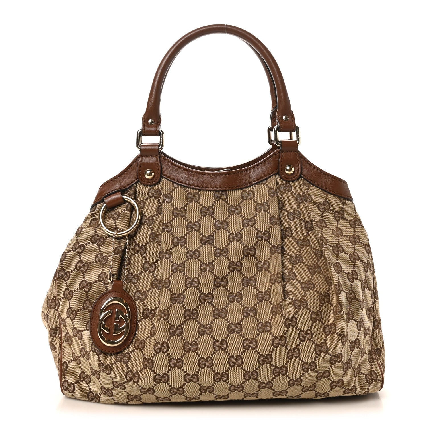 Gucci Monogram Medium Sukey Tote Dark Brown 1 of 10