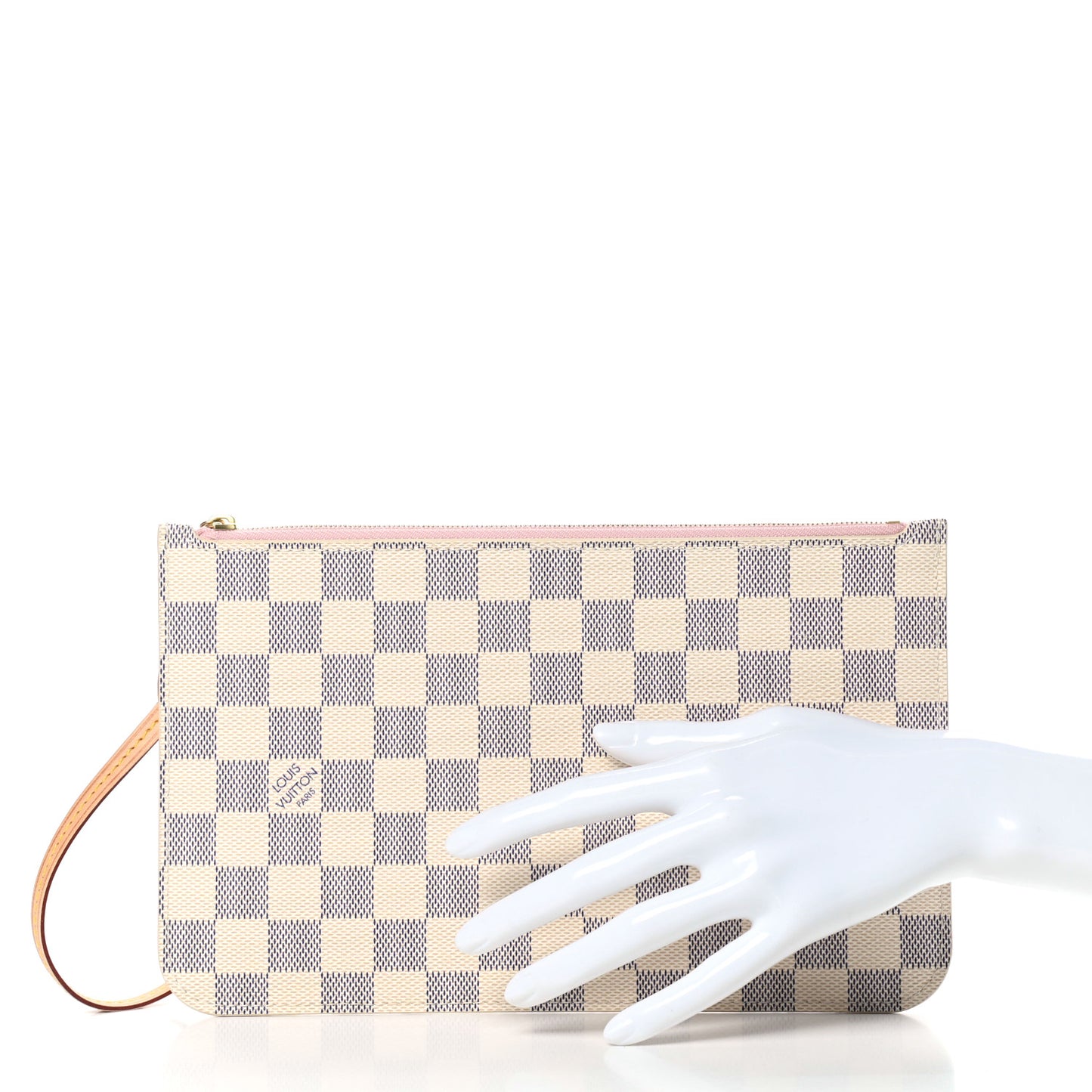 Damier Azur Neverfull MM GM Pochette Rose Ballerine