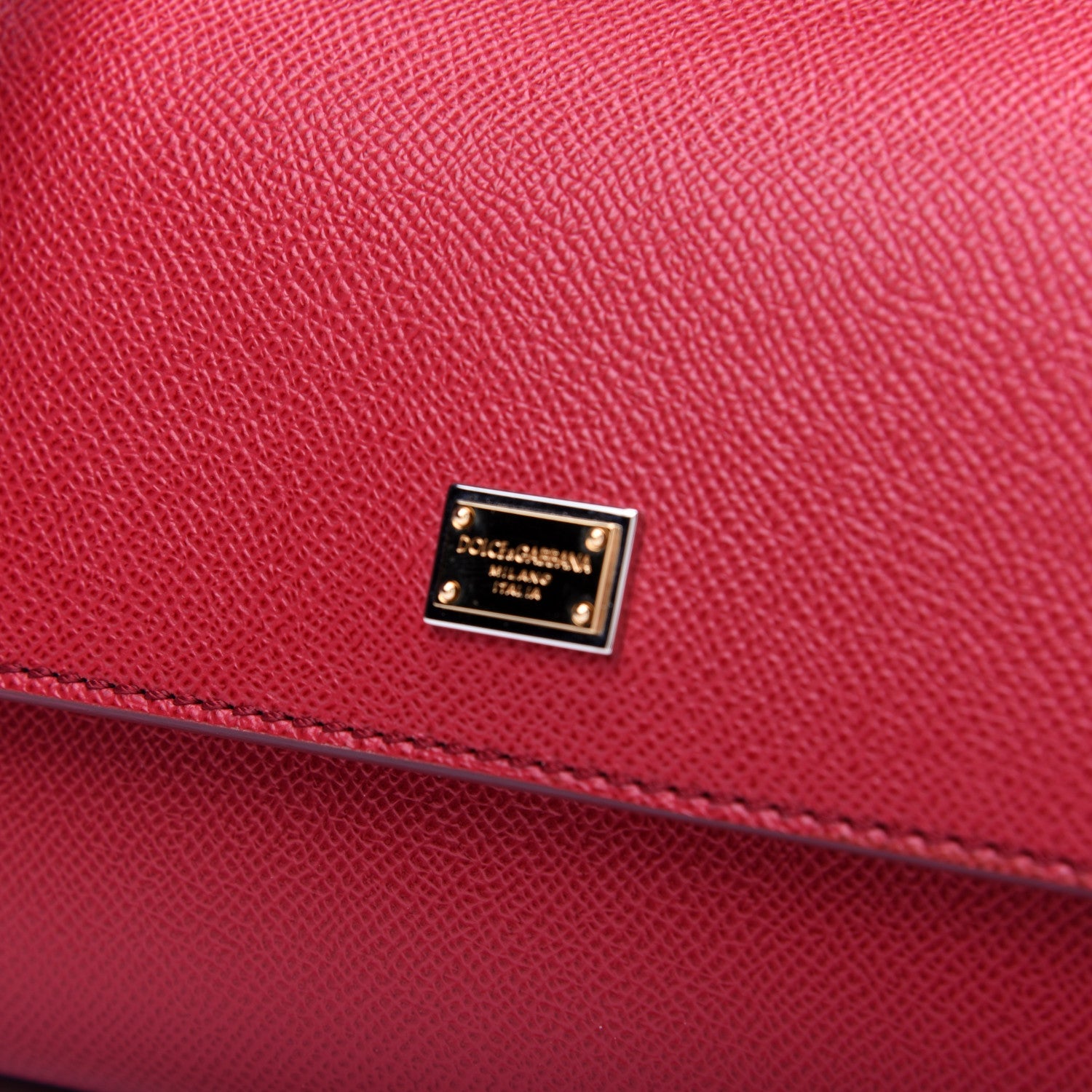 Dolce & Gabbana Dauphine Small Miss Sicily Satchel Rosso 15 of 15