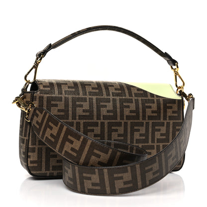 Fendi Glazed Fabric FF 1974 Hairdo Girls Inlay Baguette Mogano Panna Multicolor 3 of 10