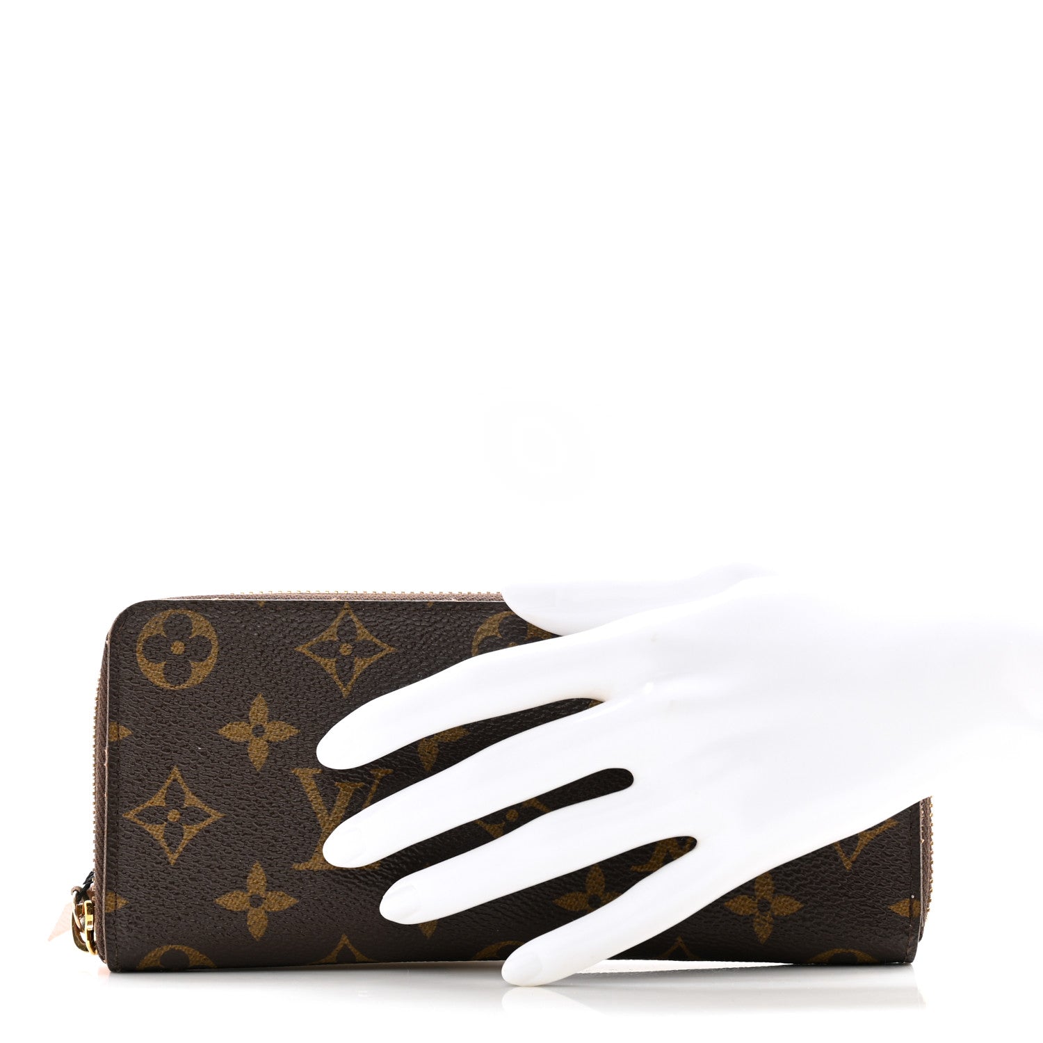 Louis Vuitton Monogram Clemence Wallet Rose Ballerine 2 of 15