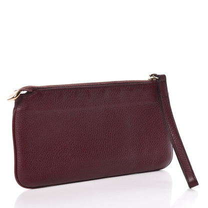 Gucci Pebbled Calfskin Soho Wristlet Scarlatto 3 of 7
