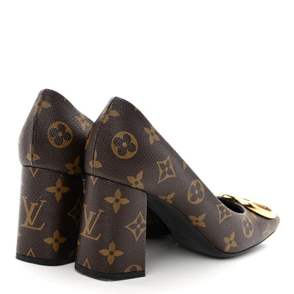 Louis Vuitton Monogram Madeleine Pumps 37.5 4 of 8