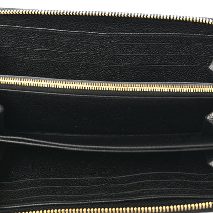 Louis Vuitton Empreinte Zippy Wallet Black 5 of 6