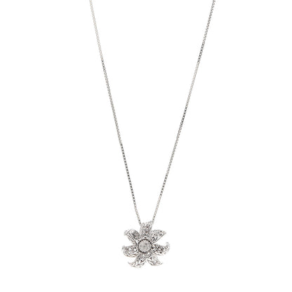 John Hardy Sterling Silver 18K Yellow Gold Ayu Flower Pendant Necklace 1 of 6