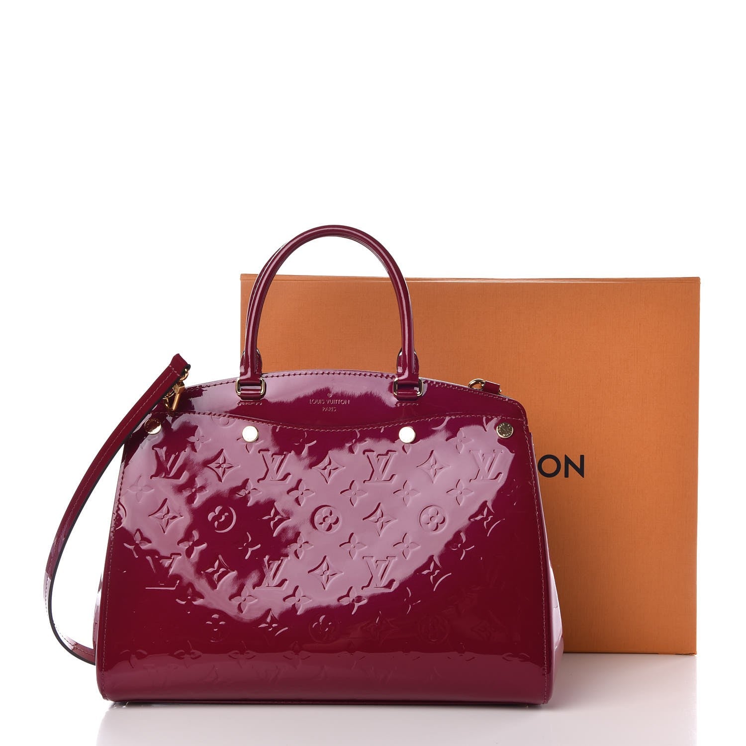 Louis Vuitton Vernis Brea MM NM Magenta 8 of 8