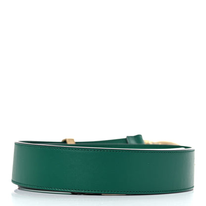 Gucci Calfskin Ceramic Glass Double G 40mm Belt 90 36 Emerald Multicolor 2 of 4