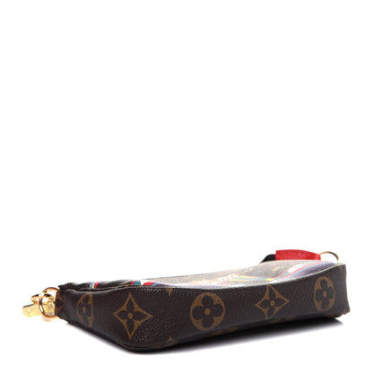 Louis Vuitton Monogram 2020 Christmas Animation Bumper Cars Mini Pochette Accessories Coquelicot 4 of 10