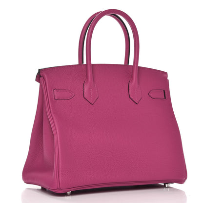 Hermes Togo Birkin 30 Rose Pourpre 3 of 32