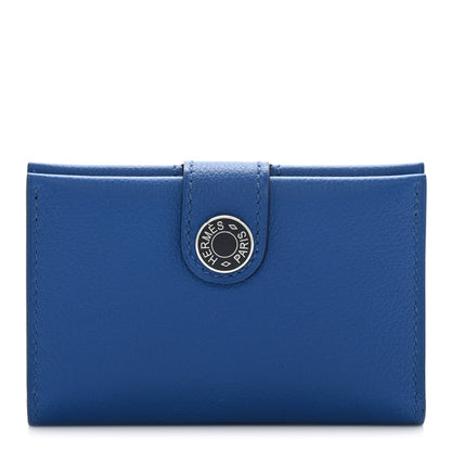 Hermes Evercolor R.M.S Card Holder Bleu France Bleu Nuit 1 of 9