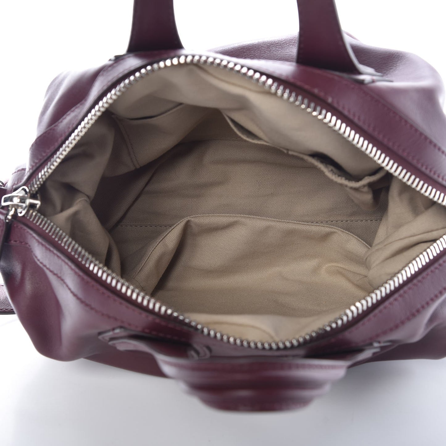 Calfskin Small Biker Nightingale Oxblood