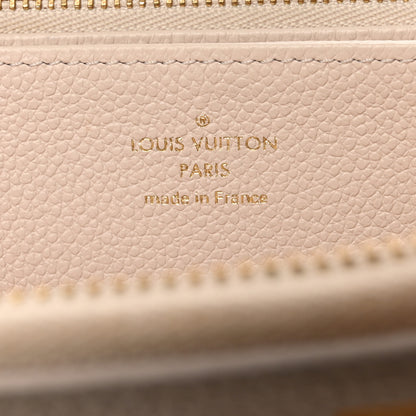 Louis Vuitton Empreinte Monogram Giant By The Pool Zippy Wallet Cream Saffron 6 of 8