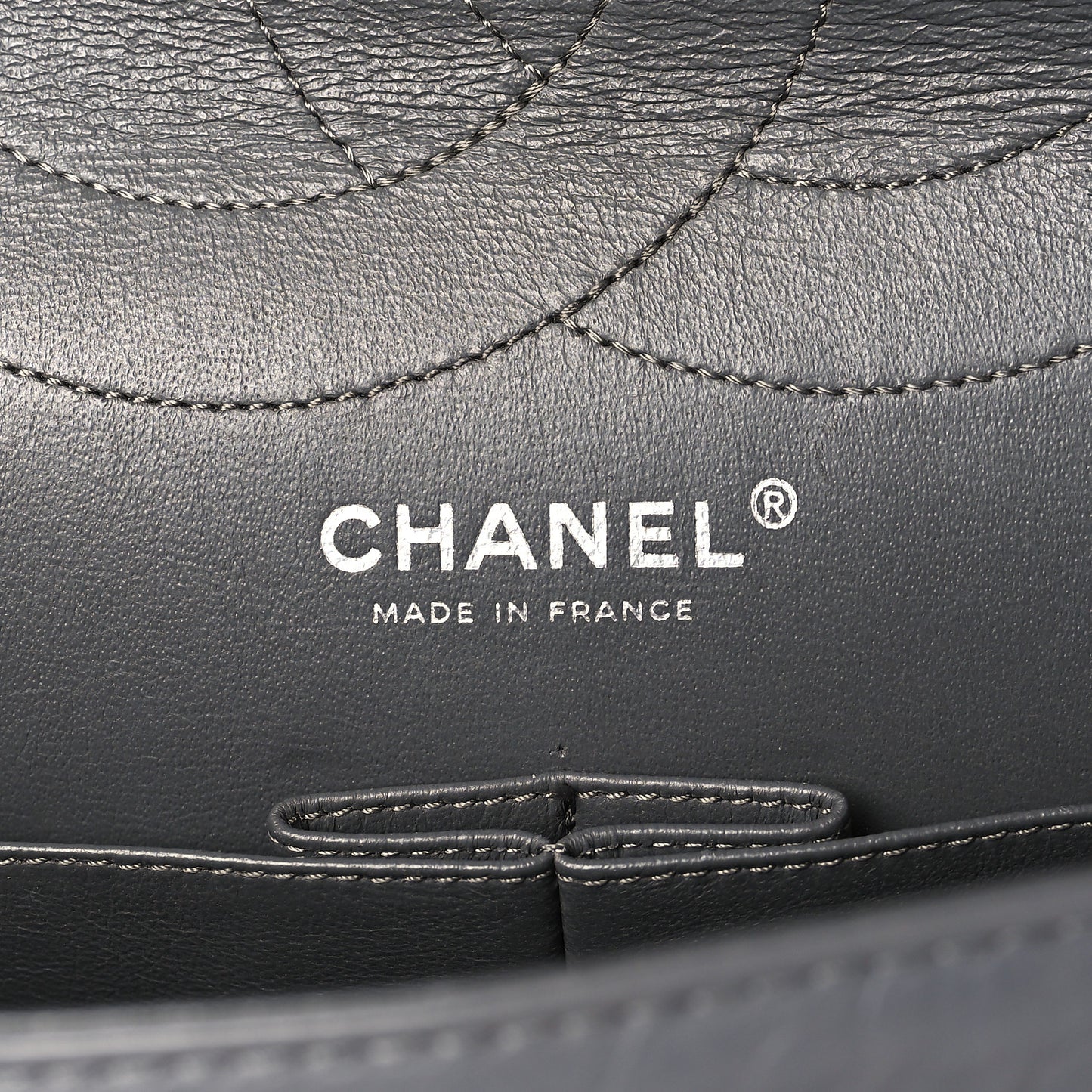 Aged Calfskin Quilted 2.55 Reissue 227 Flap Grey
