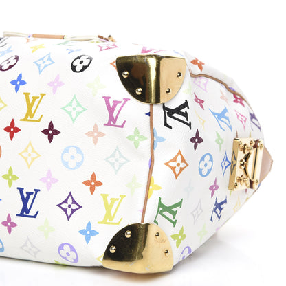 Louis Vuitton Monogram Multicolor Speedy 30 White 6 of 10