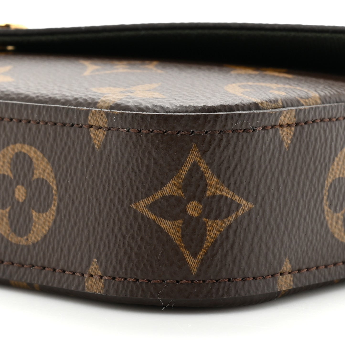 Monogram Felicie Strap & Go Kaki