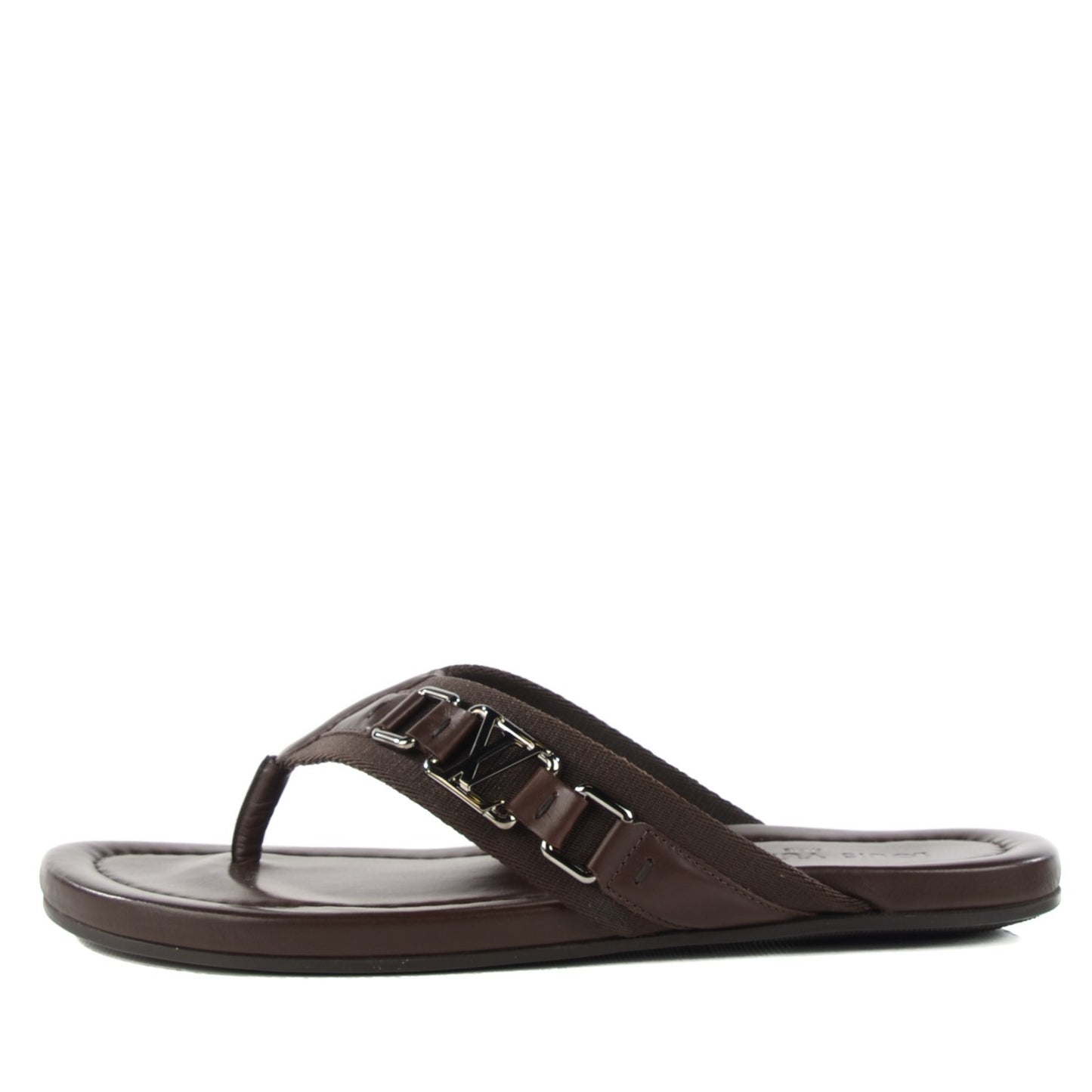 Leather Atoll Thong Sandals 38 Cacao