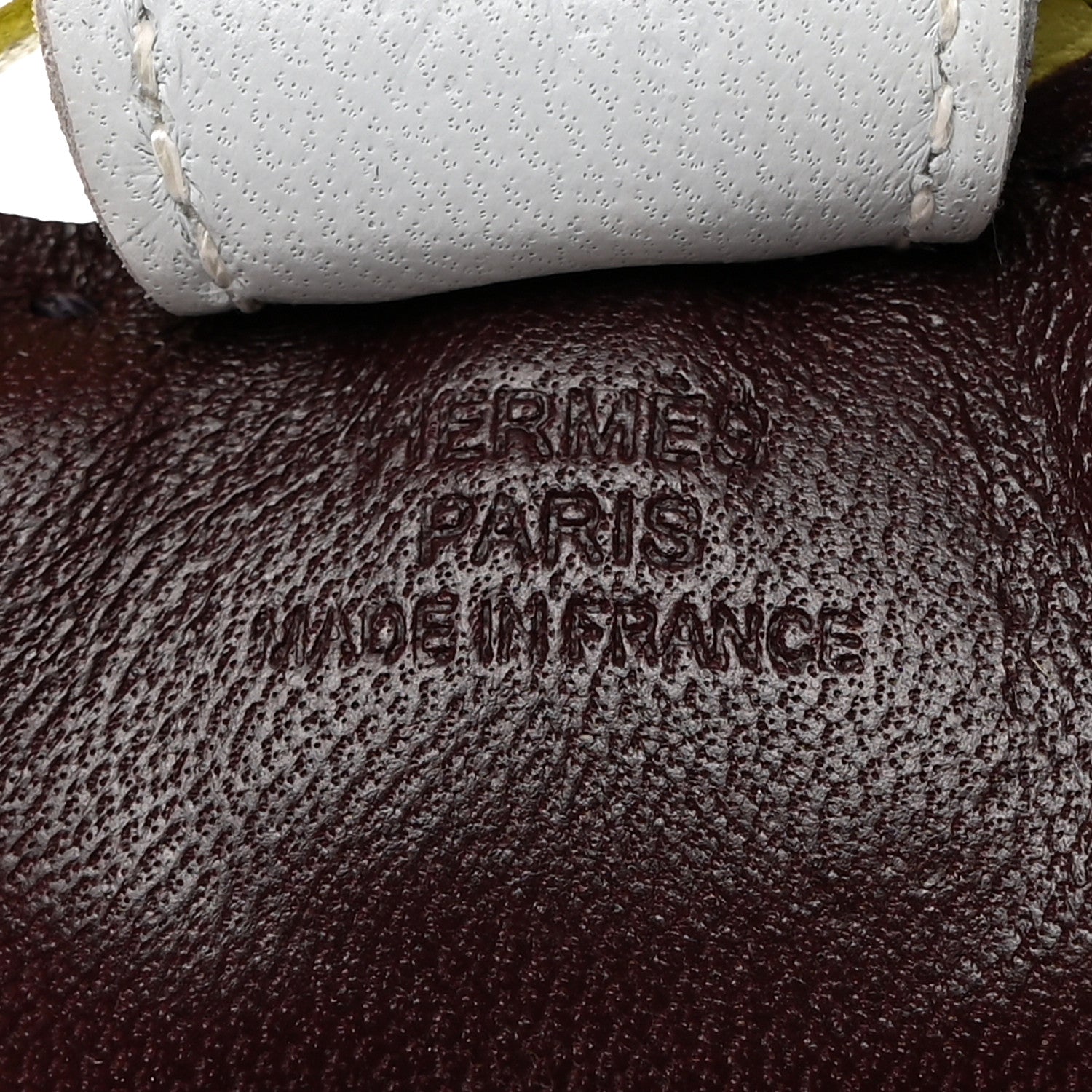 Hermes Milo Lambskin Grigri Rodeo Horse Bag Charm PM Rouge Sellier Jaune Bourgeon Bleu Brume 4 of 4