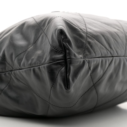 Chanel Shiny Calfskin Quilted Chanel 22 So Black 10 of 12