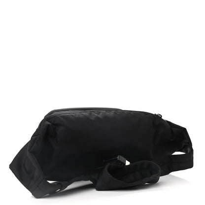 Prada Tessuto Nylon Double Pocket Belt Bag Black 3 of 9