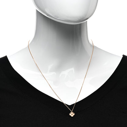 Van Cleef & Arpels 18K Rose Gold Sweet Alhambra Pendant Necklace 2 of 6