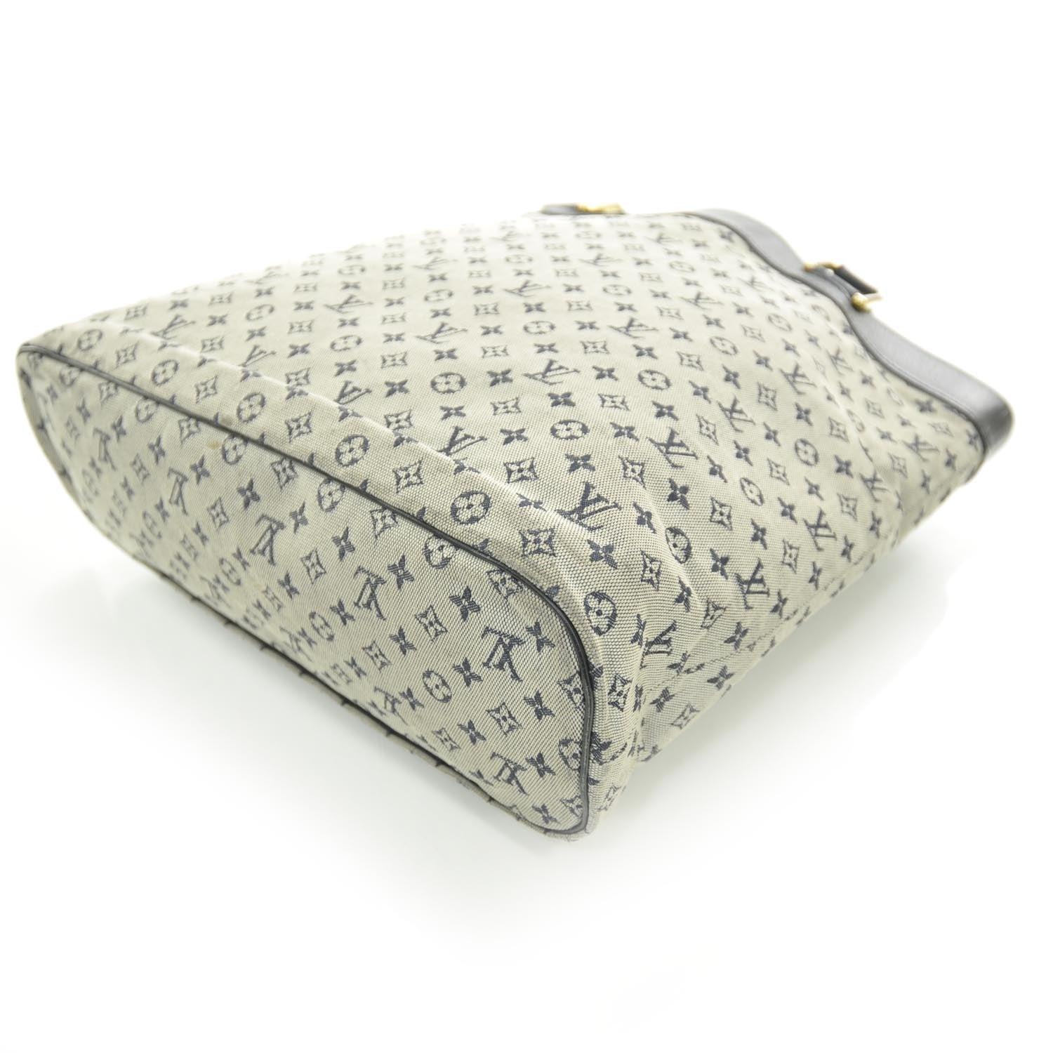 Louis Vuitton Mini Monogram Lucille GM Blue 5 of 9
