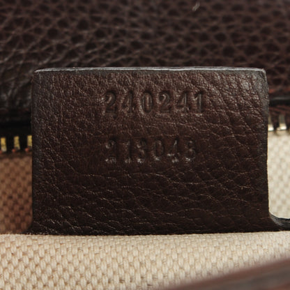 Gucci Monogram Large New Bamboo Top Handle Bag Brown 7 of 7