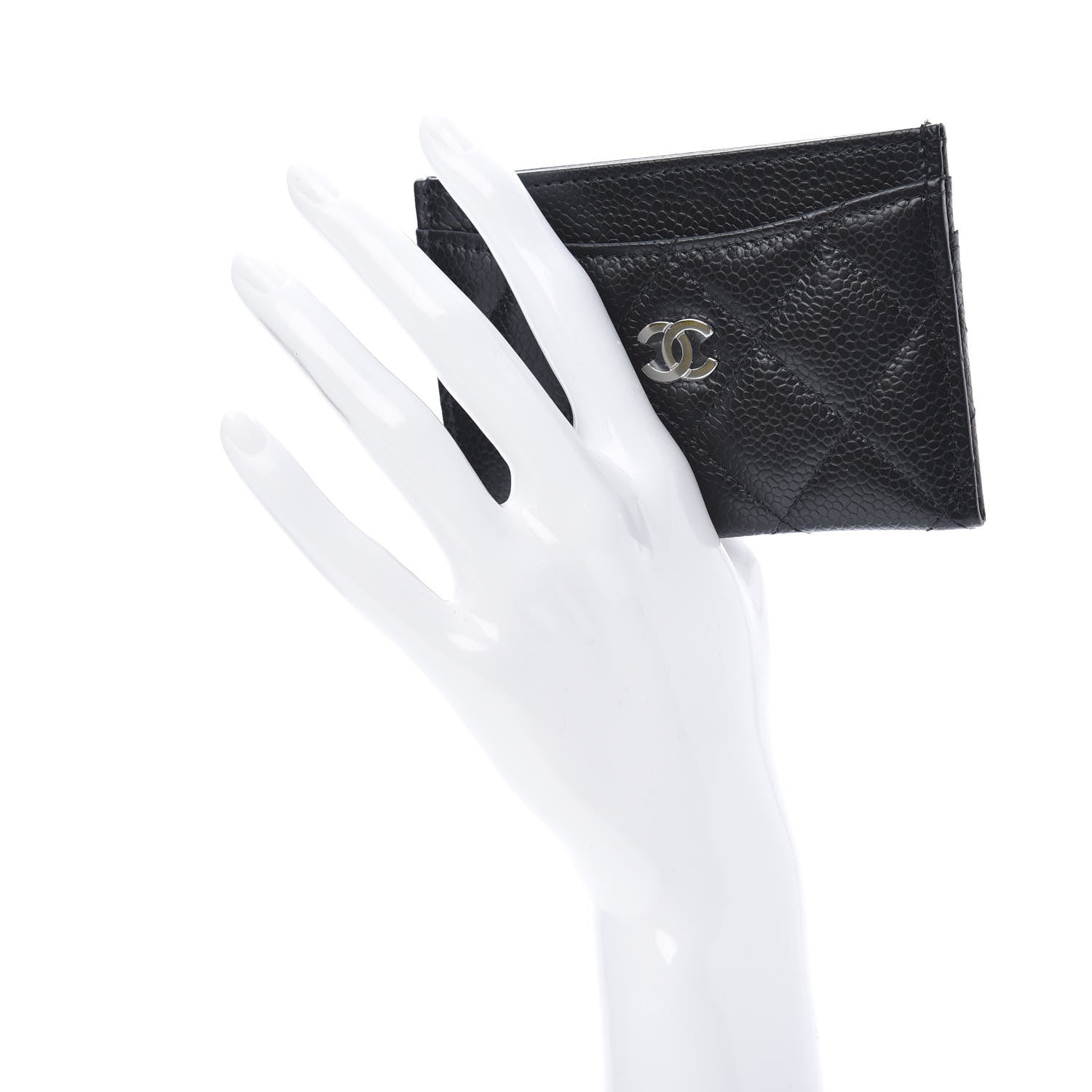 Chanel Caviar Quilted Card Holder Black 2 of 9
