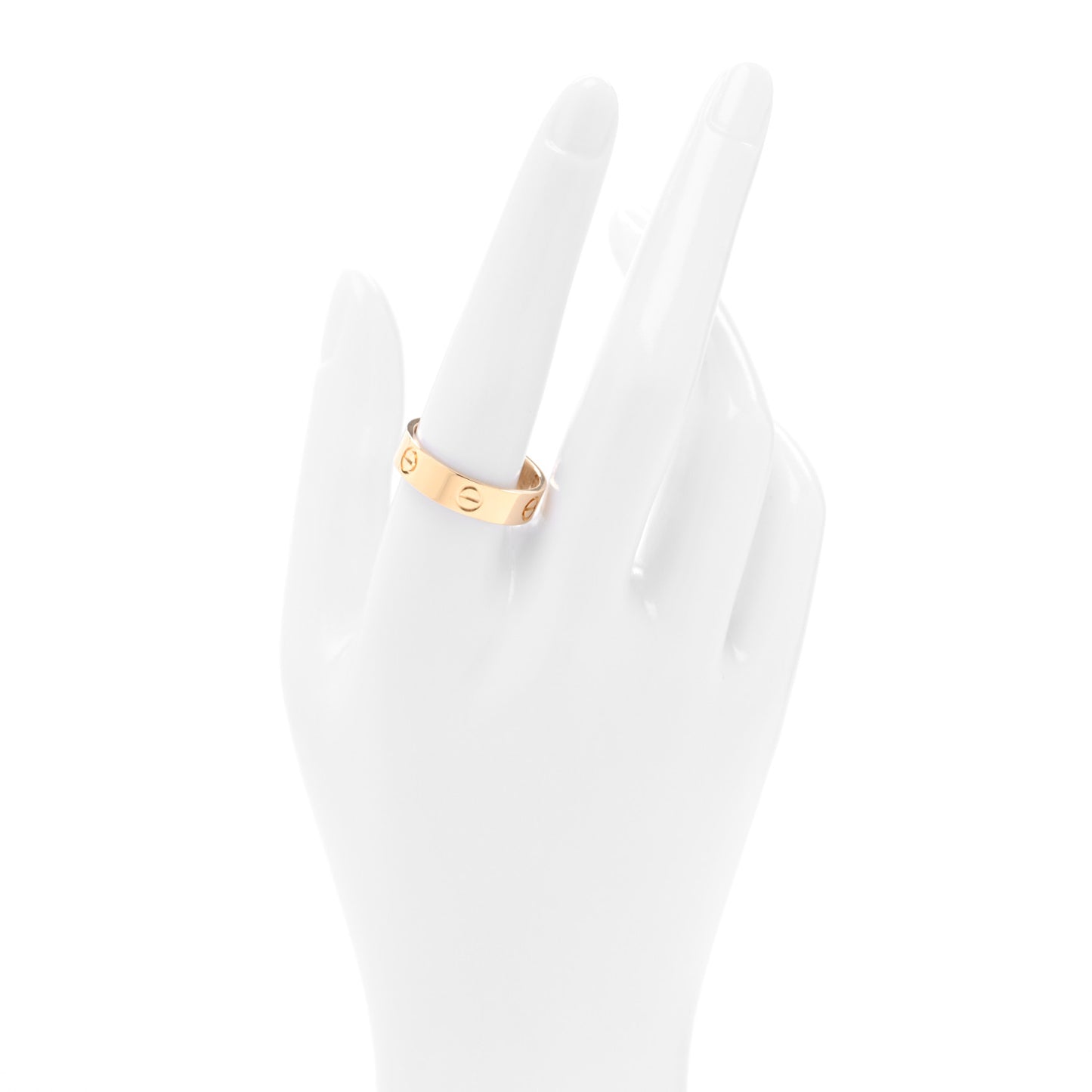 18K Yellow Gold 5.5mm LOVE Ring 61 9.5