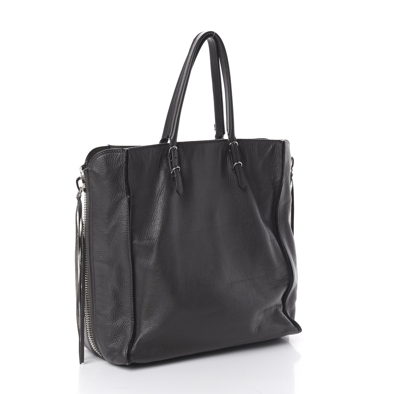 Balenciaga Veau Papier A5 Zip Around Tote Gris Fossile 2 of 7